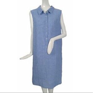 Linen tank dress